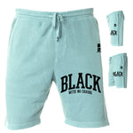 Load image into Gallery viewer, &quot;Black With No Chaser&quot; Collegiate Jogging Shorts &quot;Mint&quot;
