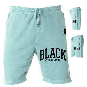 "Black With No Chaser" Collegiate Jogging Shorts "Mint"