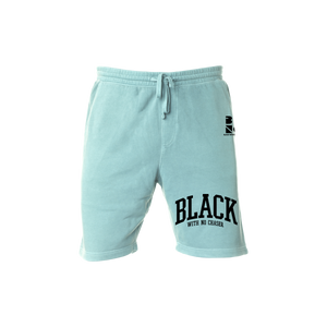"Black With No Chaser" Collegiate Jogging Shorts "Mint"