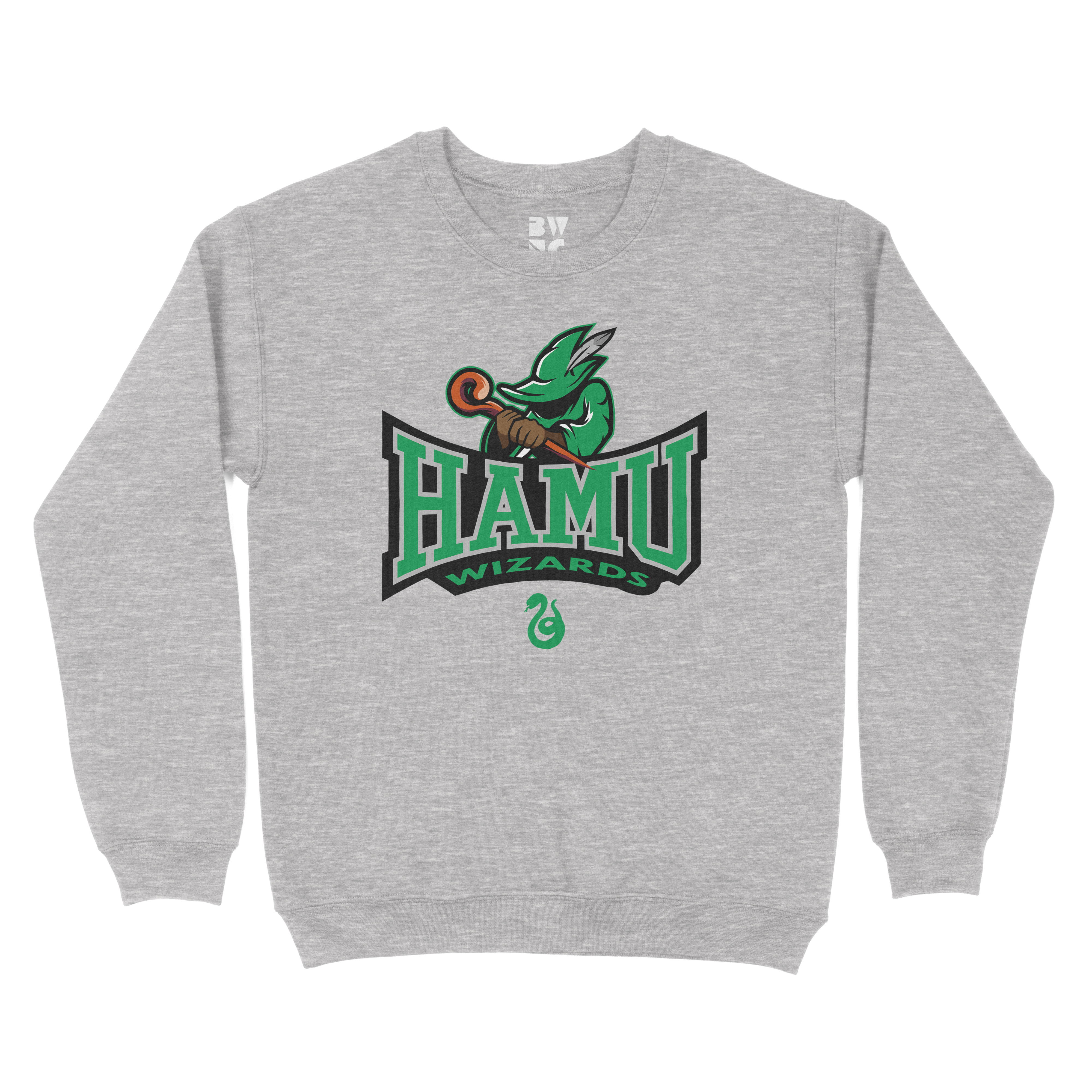 HAMU Wizards Crewneck Sweater (Green House)