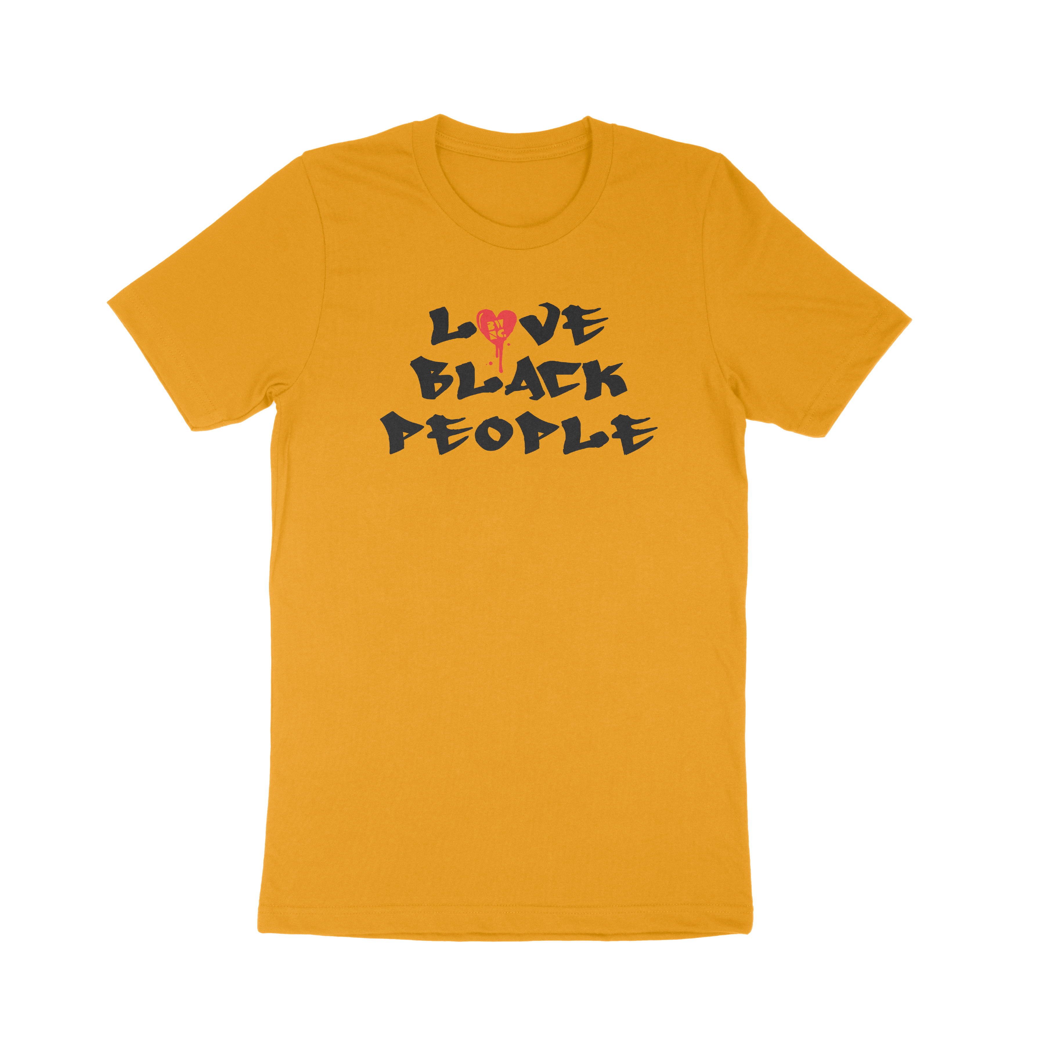 "Love Black People" Unisex T-shirt (Mustard)